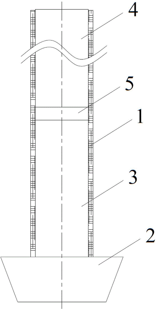 Growing frame of scindapsus aureus cultivation device