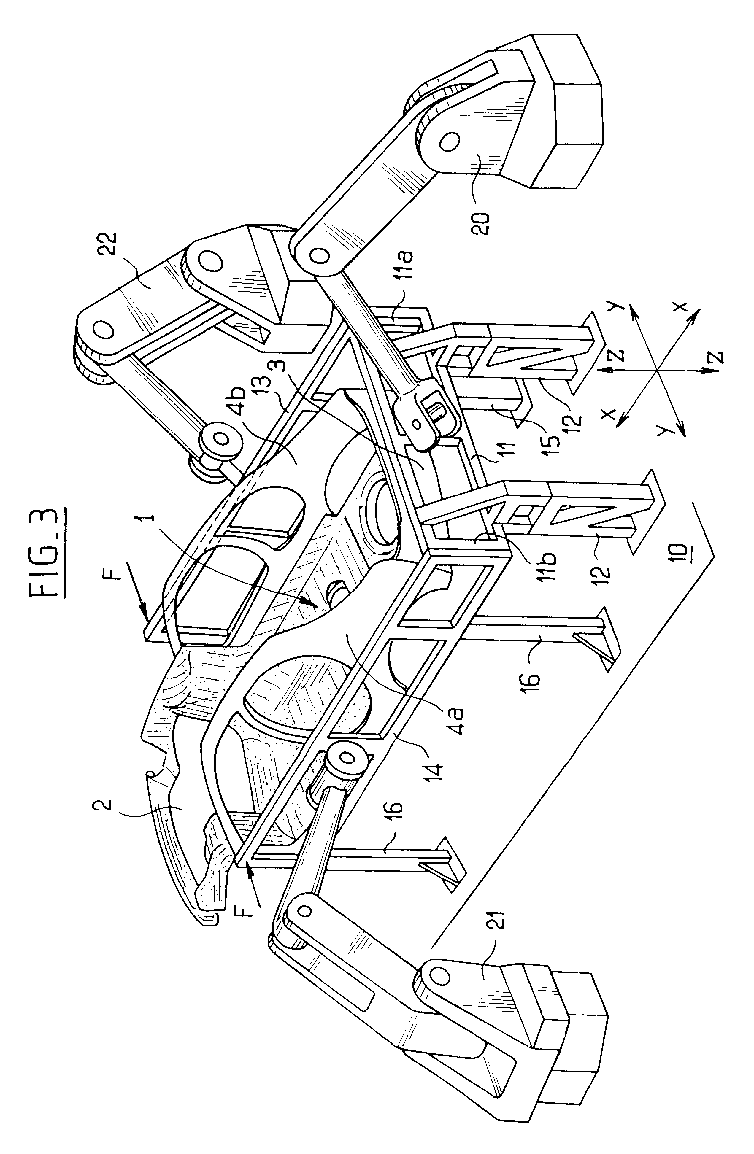 Method for making a motor car body