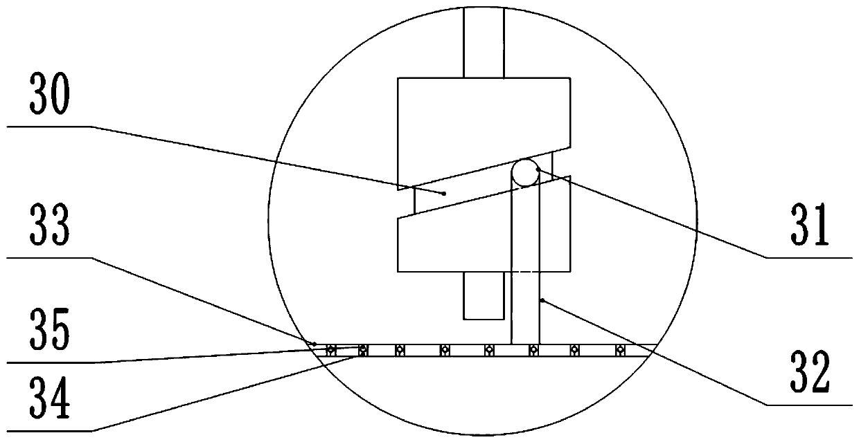 Oil and gas separation device for automobile refrigeration system