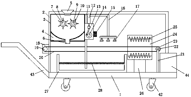 Medical waste treatment vehicle