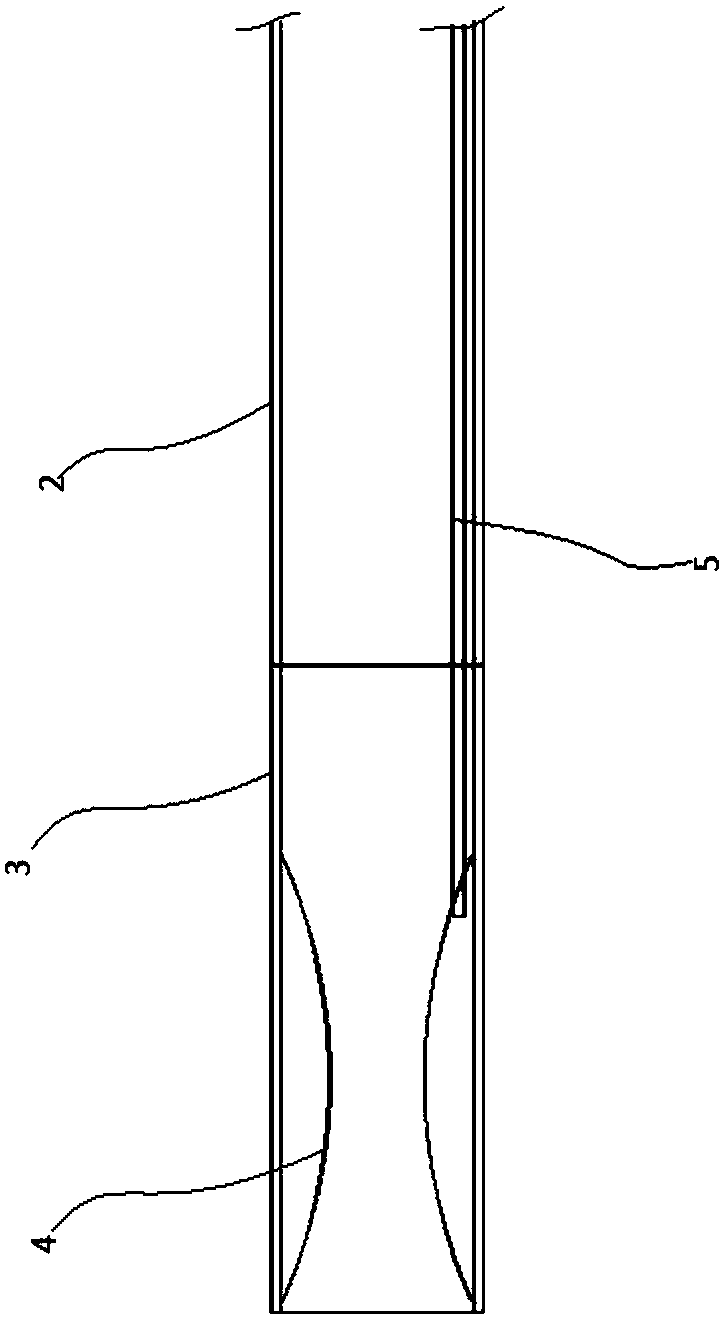 Rapid drainage device for ICU nursing