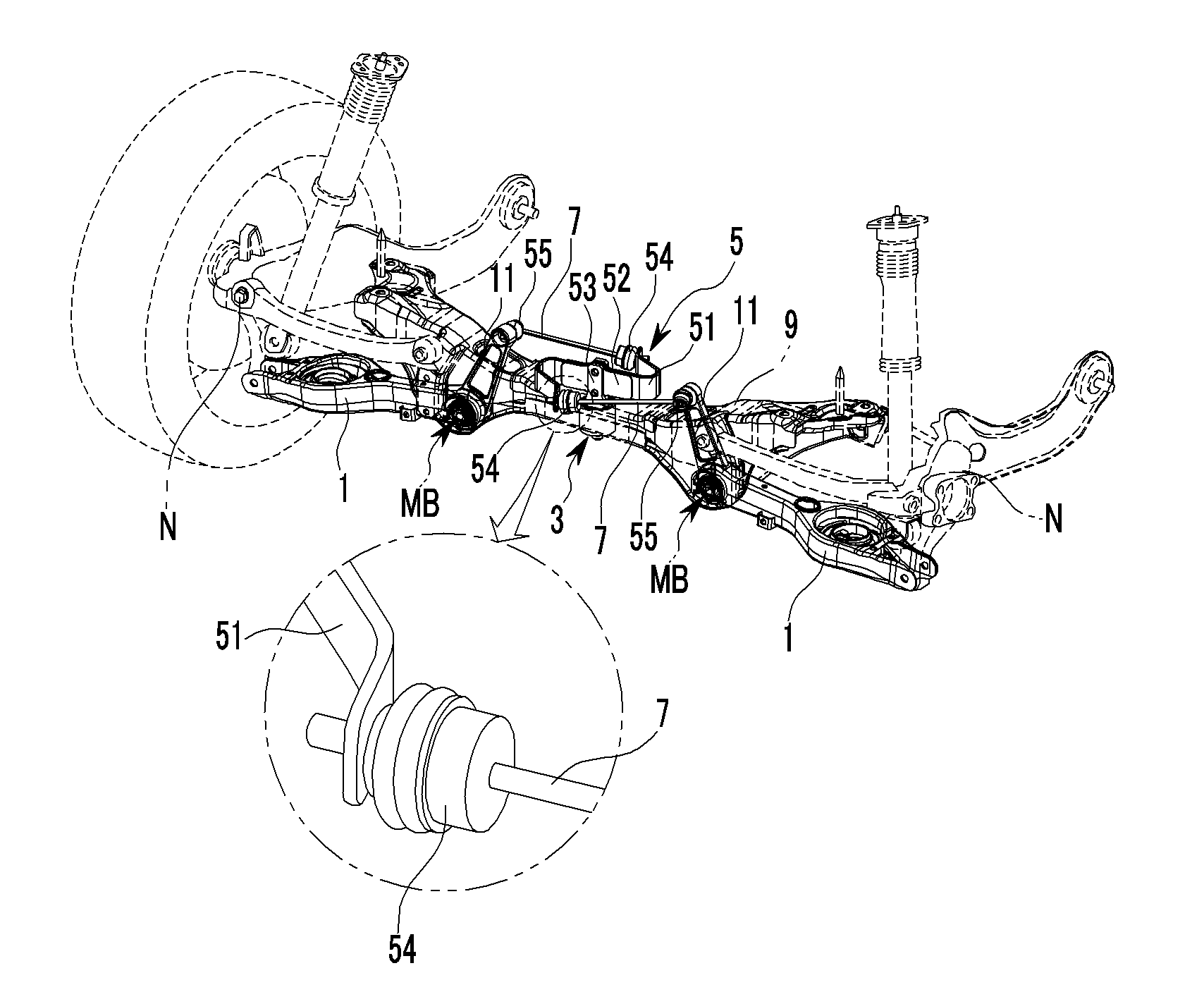 Anti-roll system for vehicles