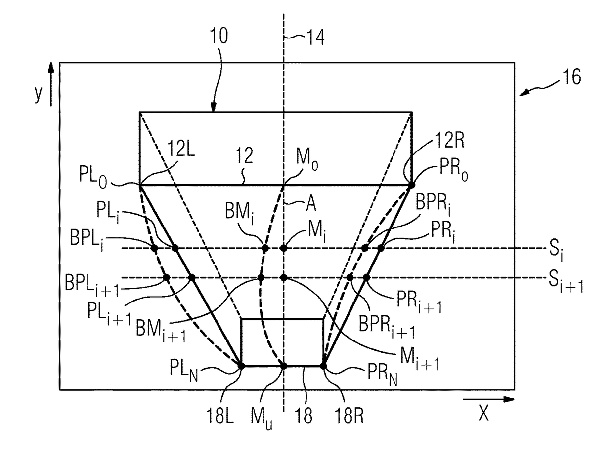 Method for measuring the deflection of a fuel element can for a fuel element of a boiling water reactor