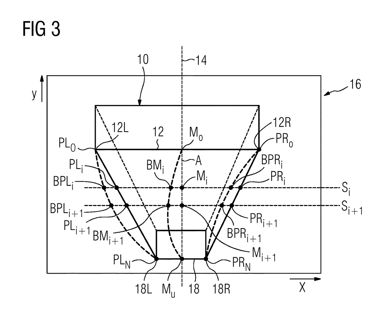 Method for measuring the deflection of a fuel element can for a fuel element of a boiling water reactor