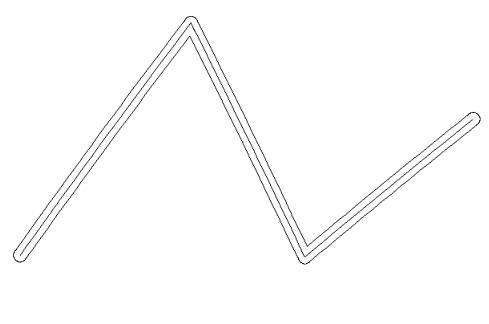 Method for generating line element buffer zone on earth elliposoid based on GIS (geographic information system) component