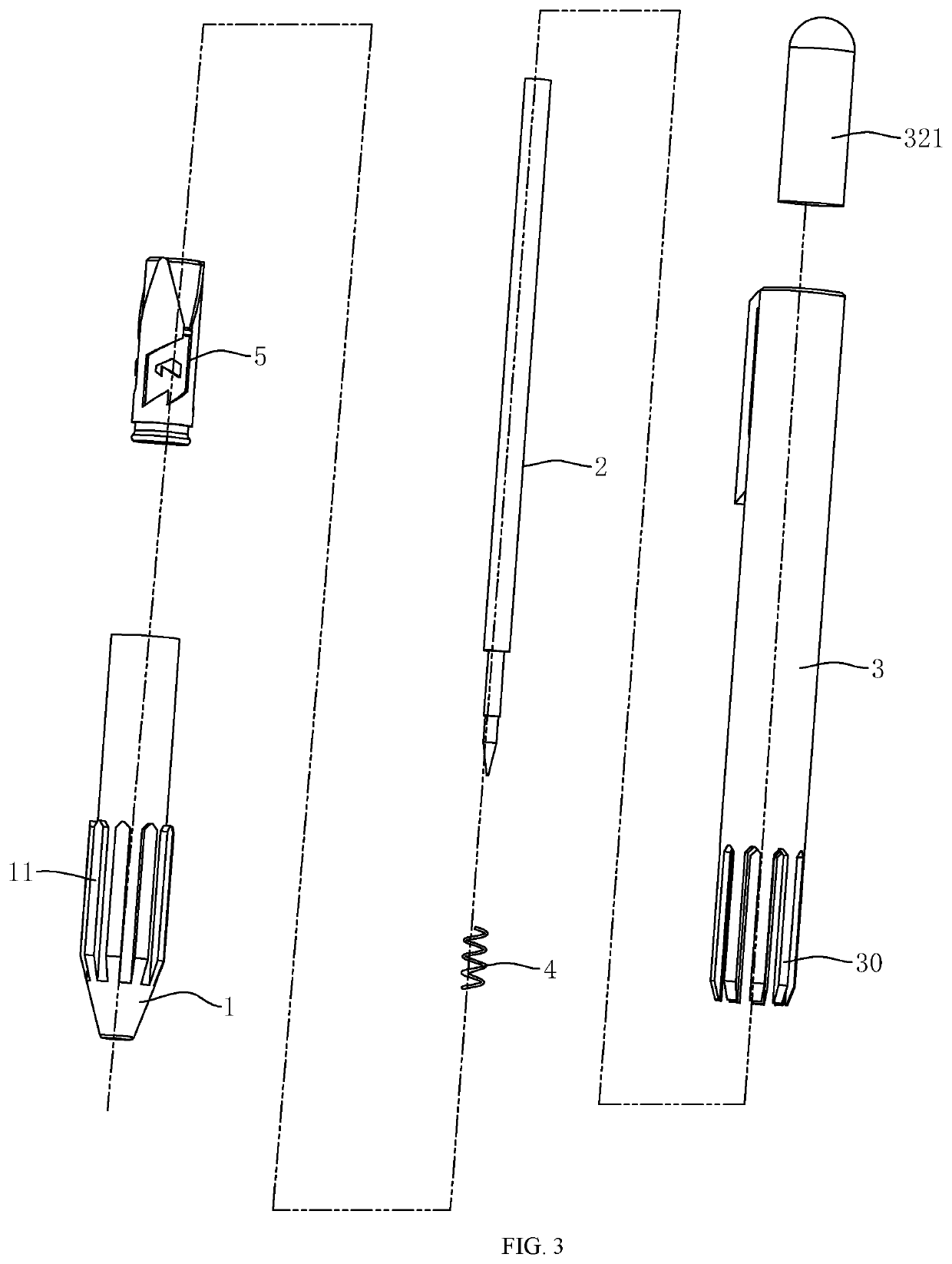 Retractable pen