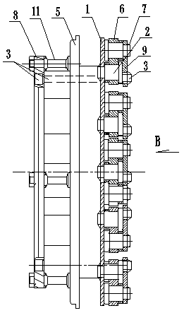 Nozzle ring for turbocharger