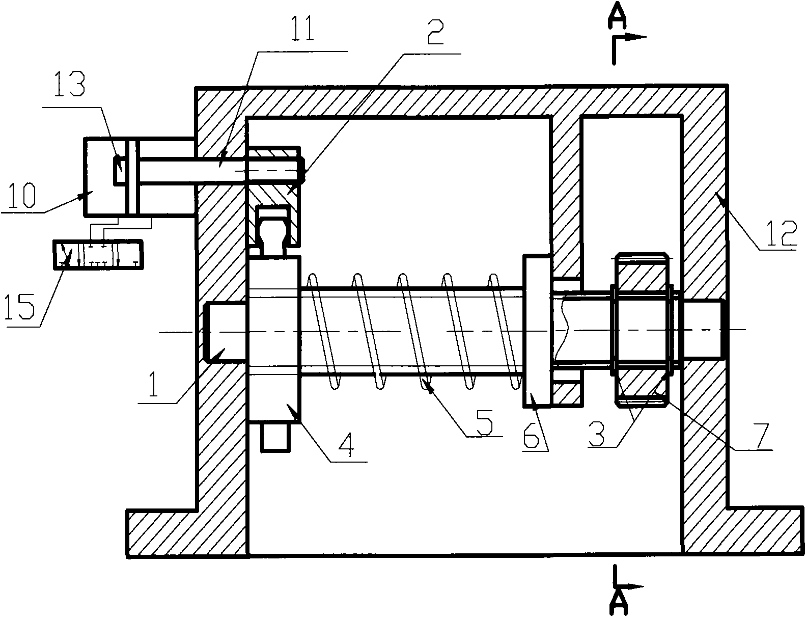 Actuator for shift transformation of automatic gearbox of heavy type commercial automobile