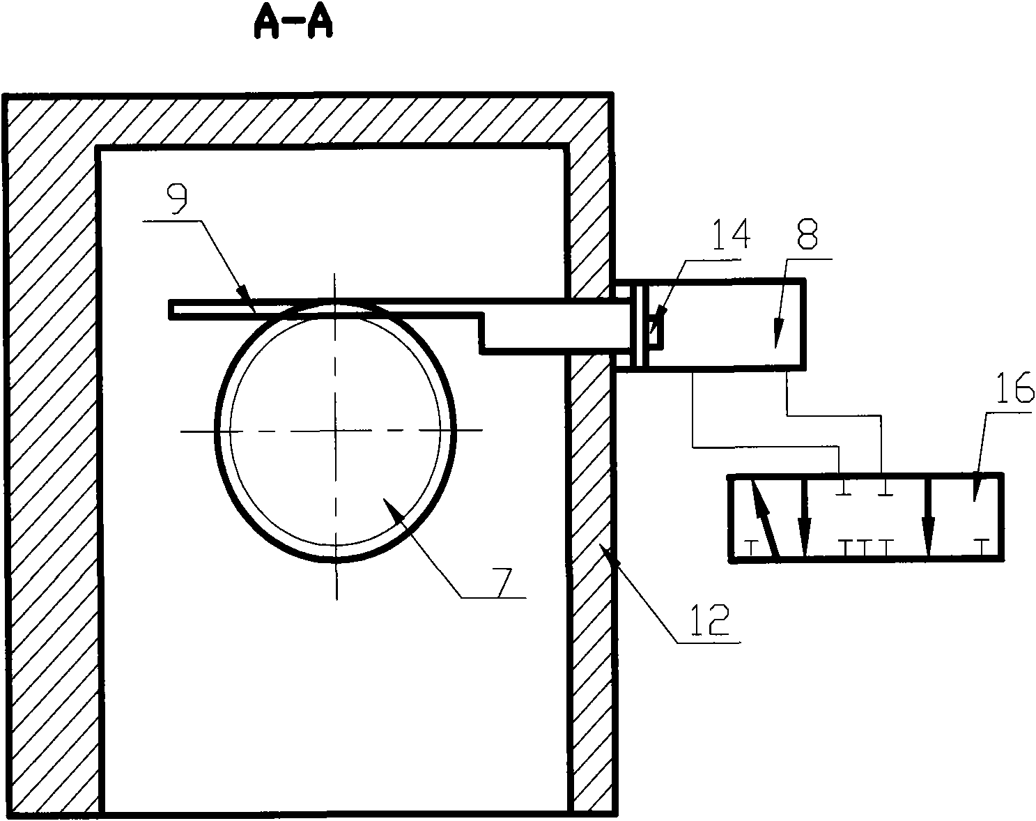 Actuator for shift transformation of automatic gearbox of heavy type commercial automobile