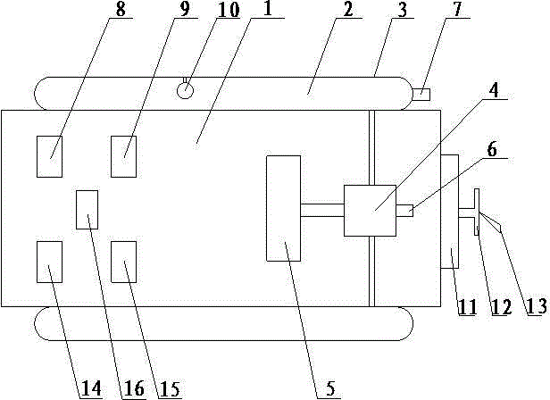 Automatic floating device for underwater hull attachment cleaning robot