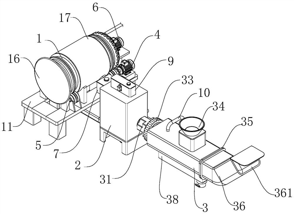 Sludge purification and dehydration device