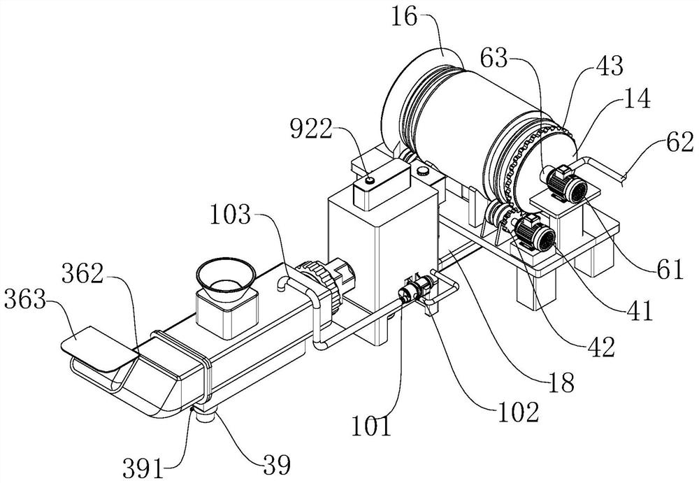 Sludge purification and dehydration device