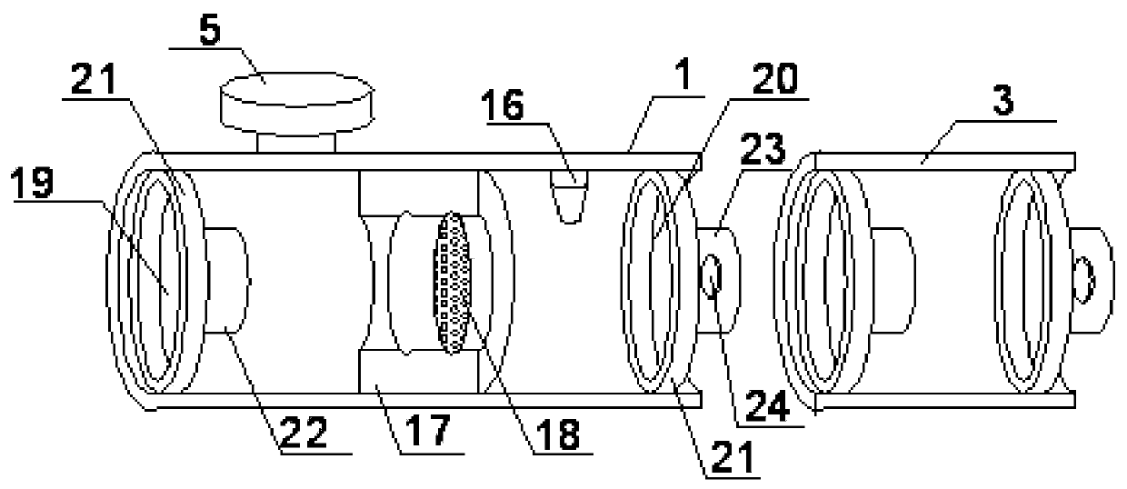 Double-column adsorption purification process for natural gas