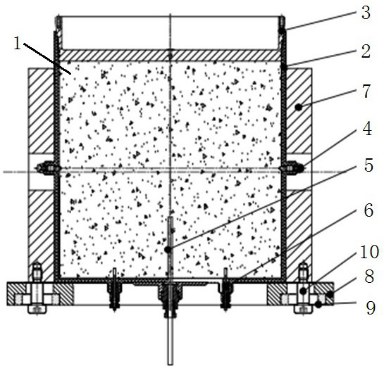 A Sealing Structure of Multi-measuring Point Specimen in True Triaxial Test