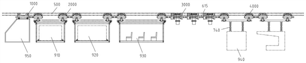 Electric monorail crane locomotive