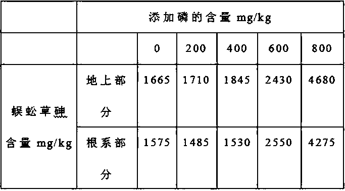 Method for repairing arsenic contaminated soil by using pteris vittata