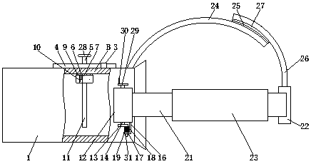 Adjustable VR intelligent scene wearable glasses and use method