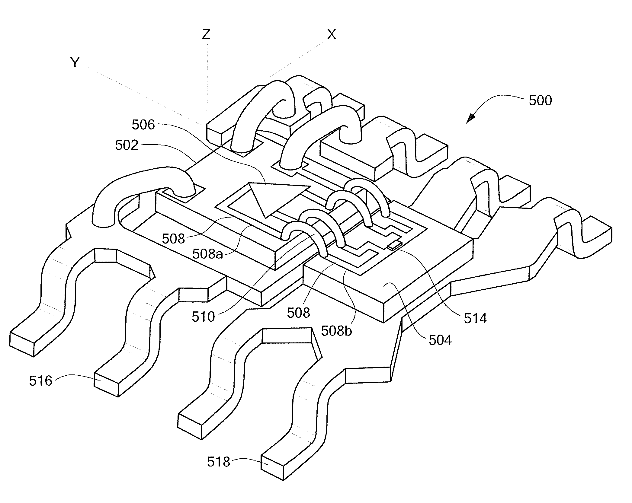 Multi-substrate integrated sensor