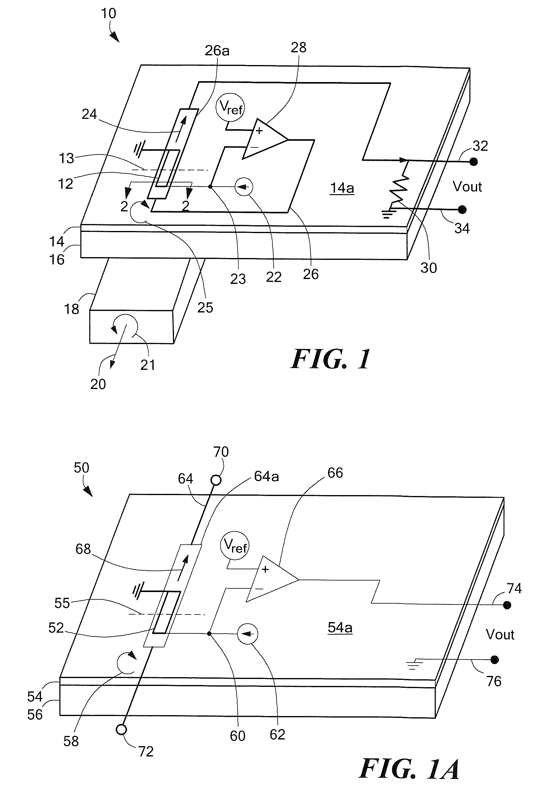 Multi-substrate integrated sensor