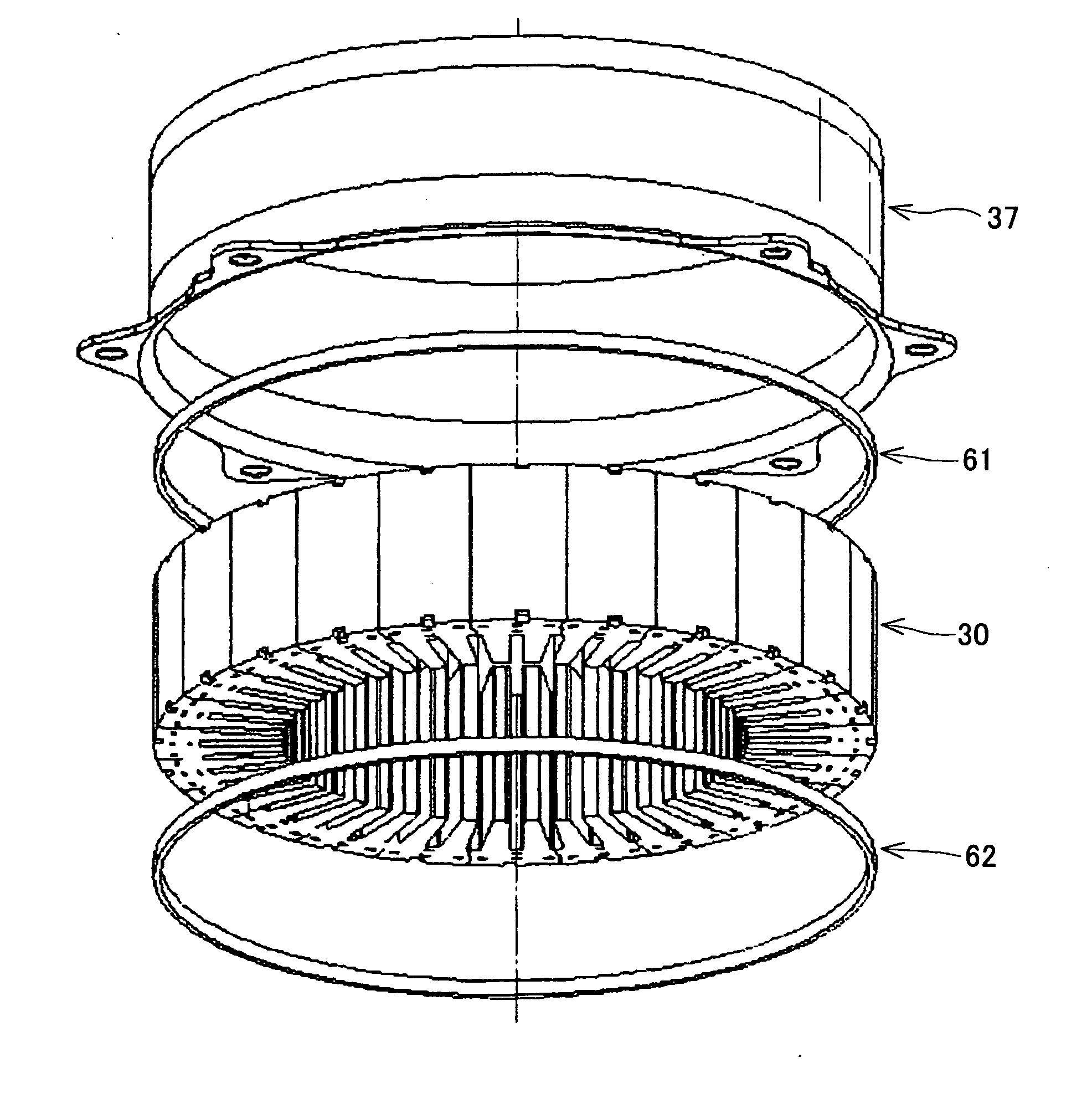 Stator for electric rotating machine and method of manufacturing the same