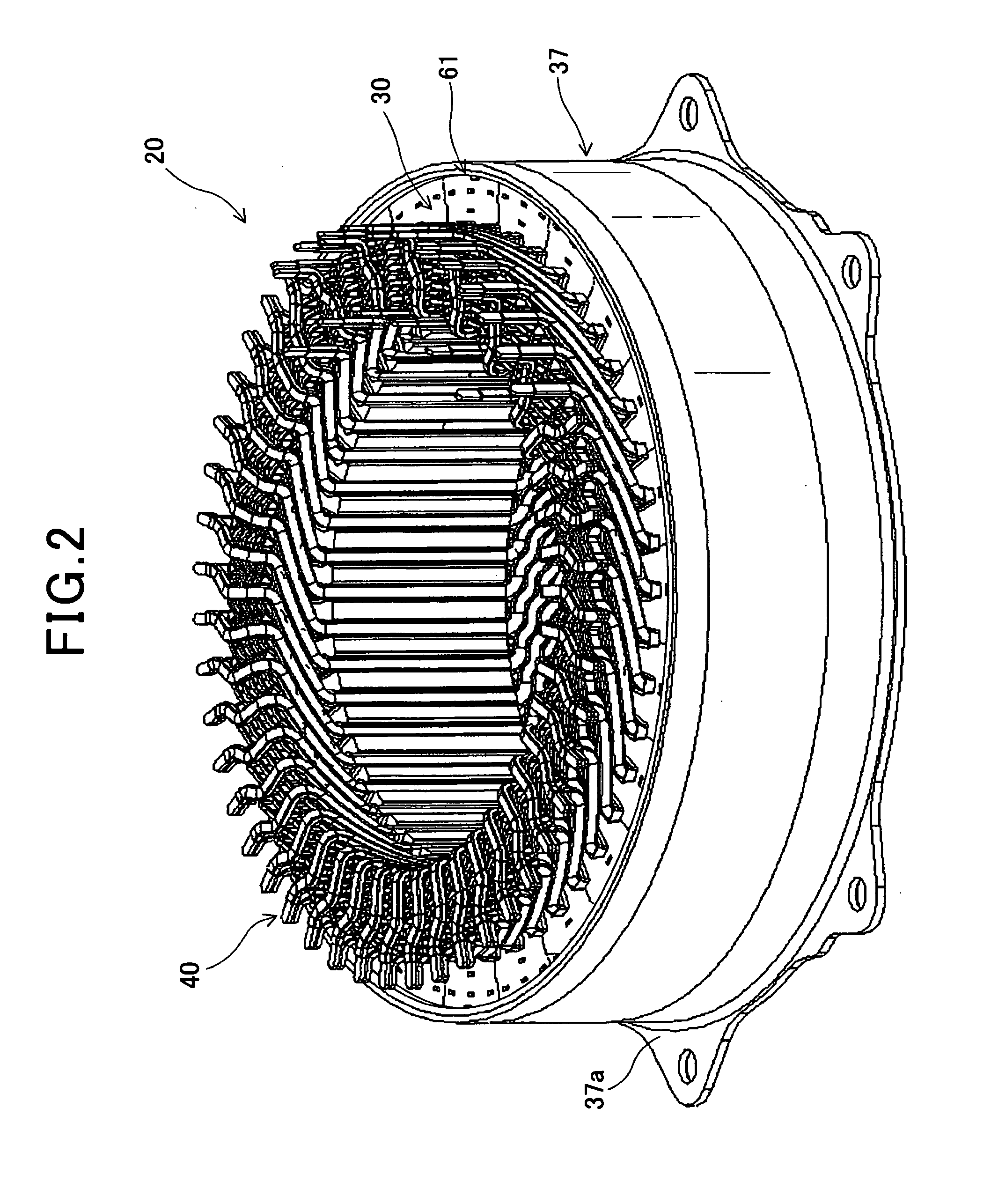 Stator for electric rotating machine and method of manufacturing the same