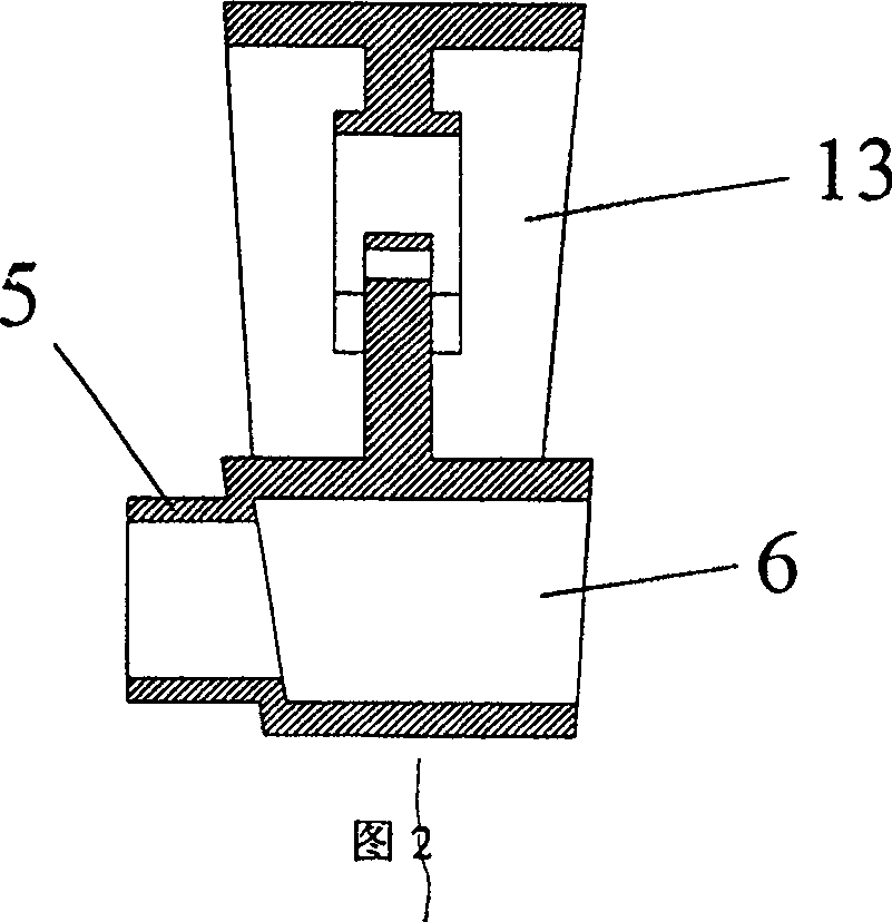 Non-aerated tire piece combined tire