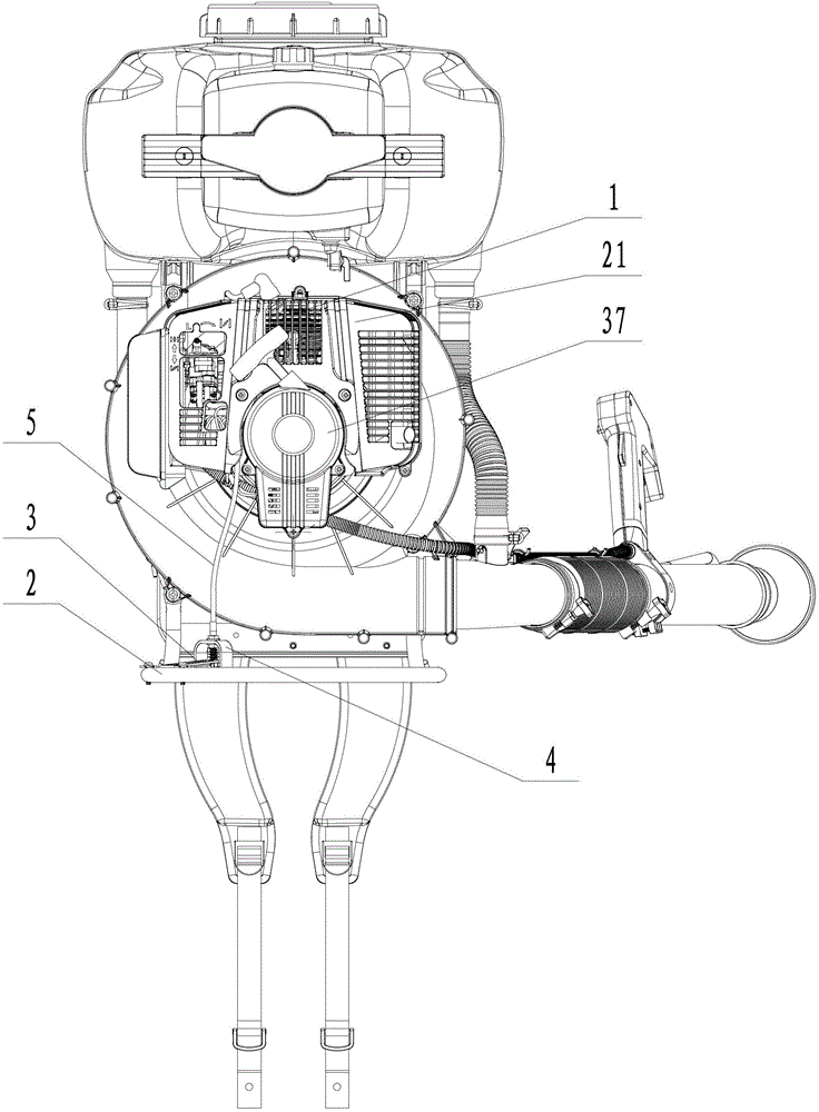 Engine starting pressure relief mechanism