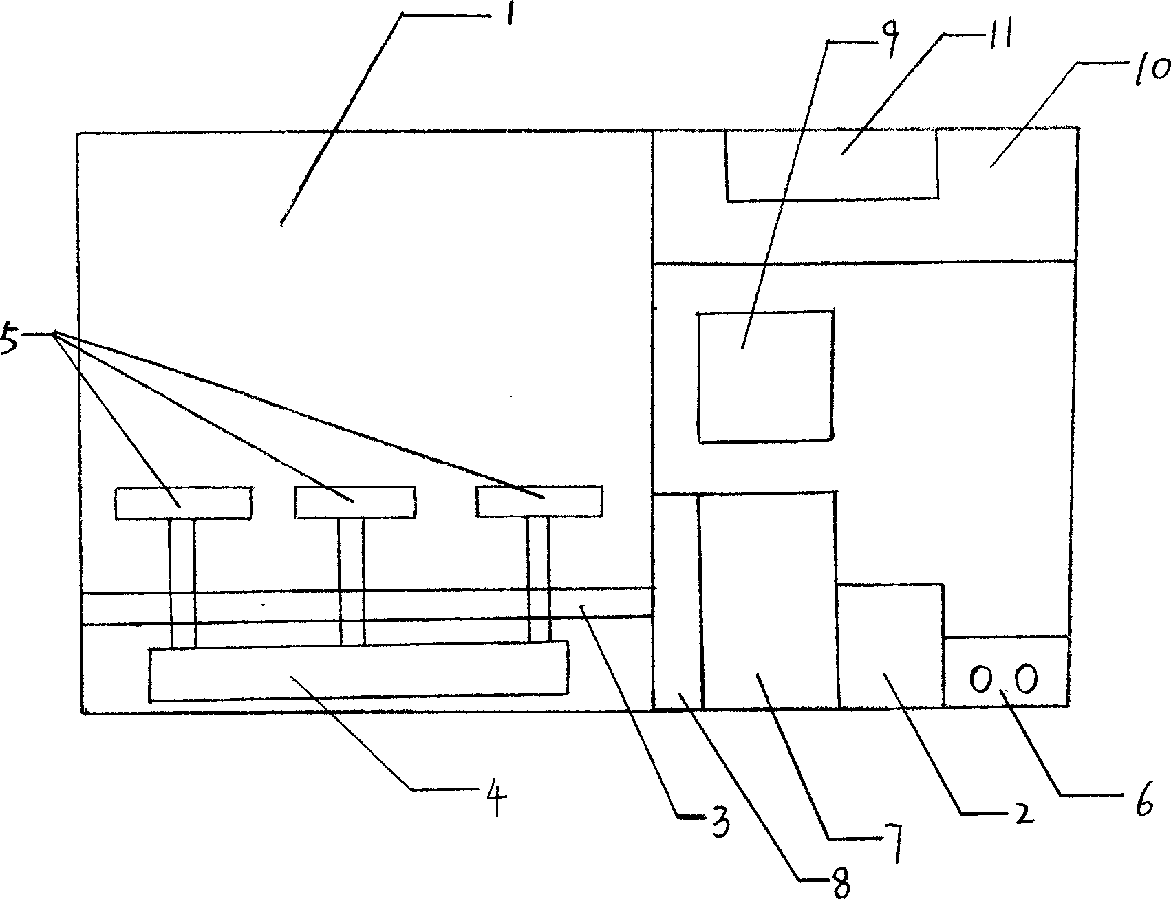 Cold precipitation preparing instrument