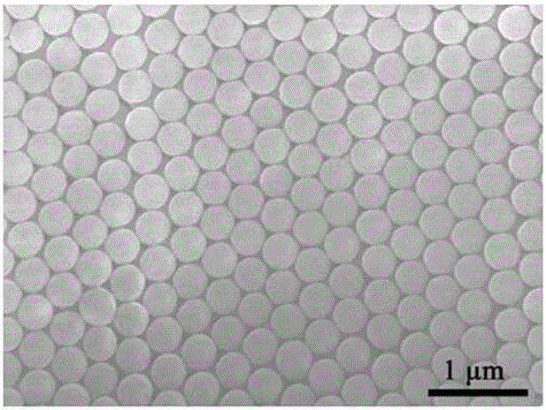 Preparation method of yttrium vanadate three-dimensional inverse opal photonic crystal