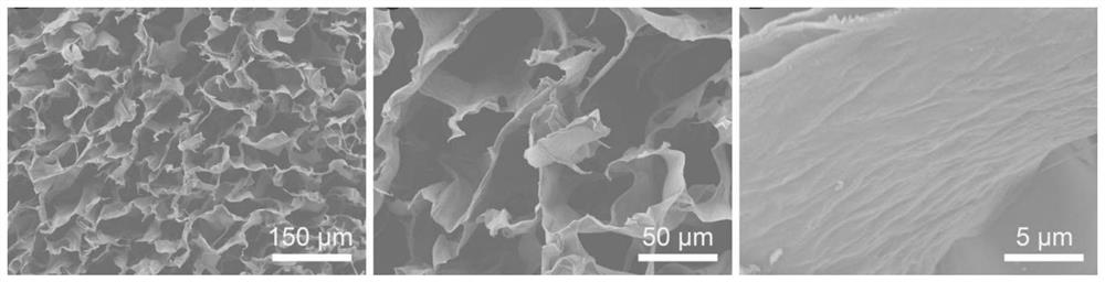 Method for treating radioactive waste water with kgm-rgo sponge