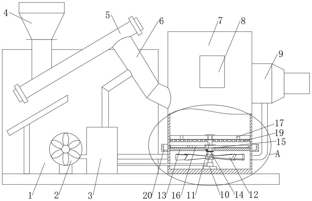 Biomass particle burner capable of improving burning rate