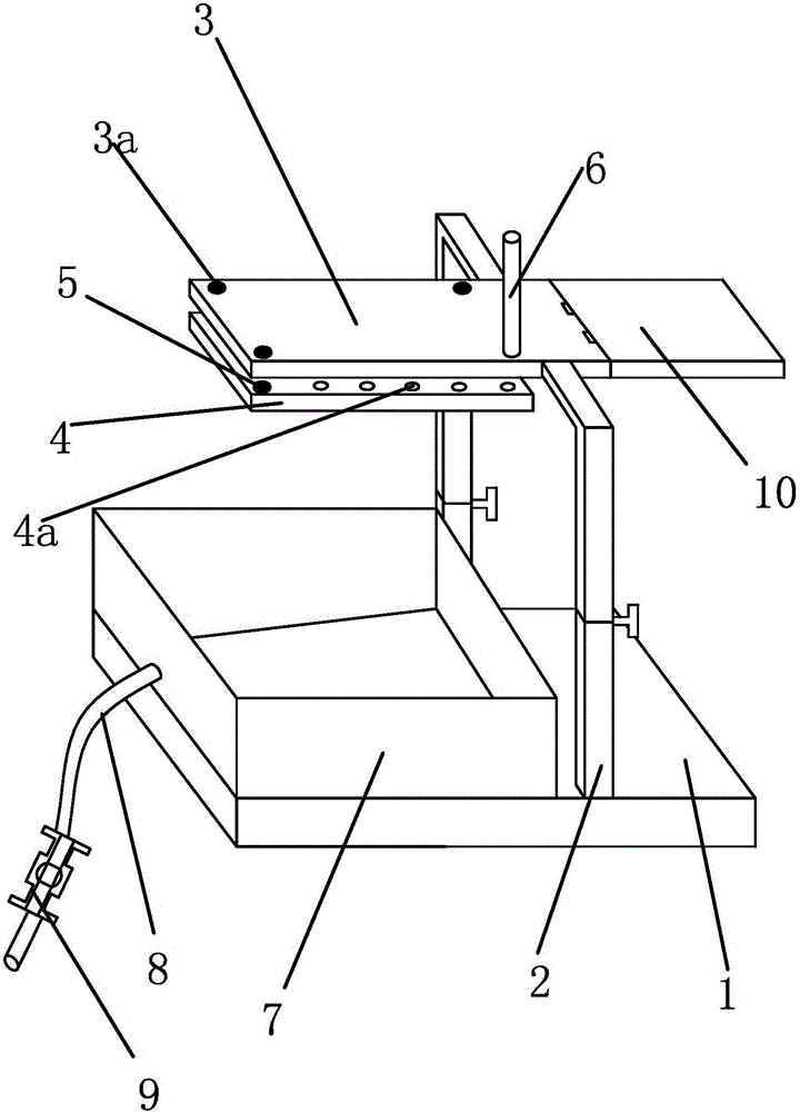 Hydrops drainage device after neurosurgery operation