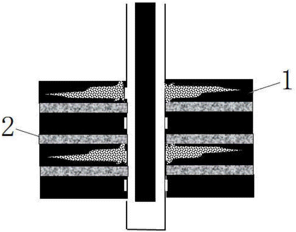 Fracturing method for realizing effective partial pressure of dense heterogeneous reservoir stratum