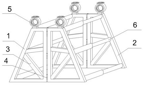 Special tool for replacing overhead lightning conductor of power transmission line