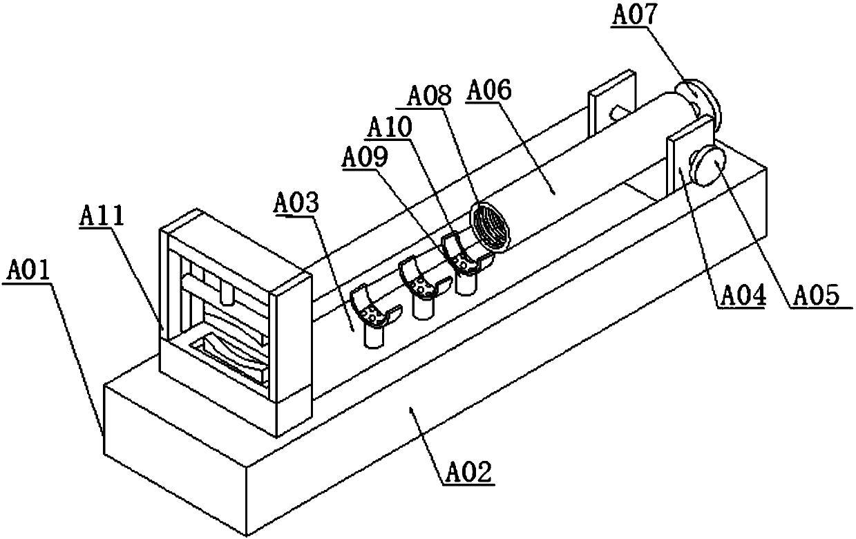 Metal steel pipe numerical control cutting device