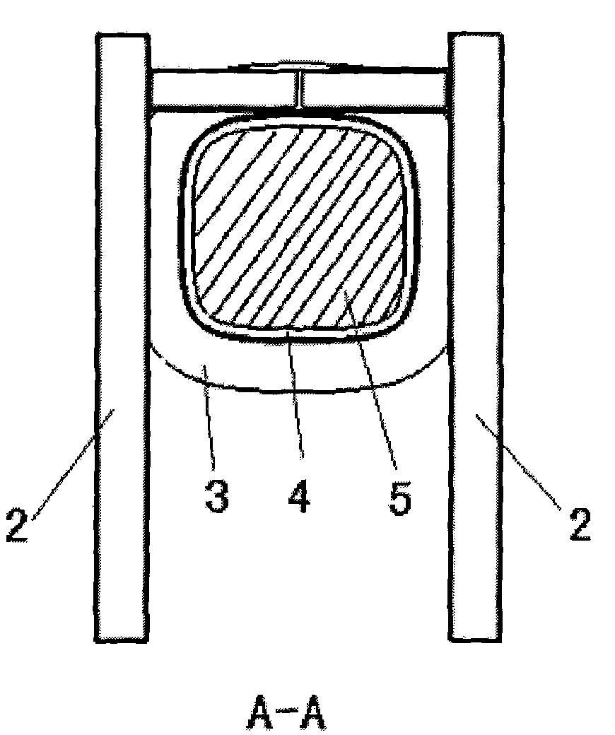 Method for supporting static test for light-aircraft fore fuselages