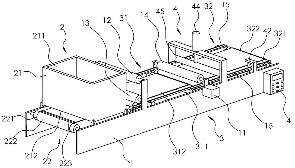 Printed matter surface film laminating equipment