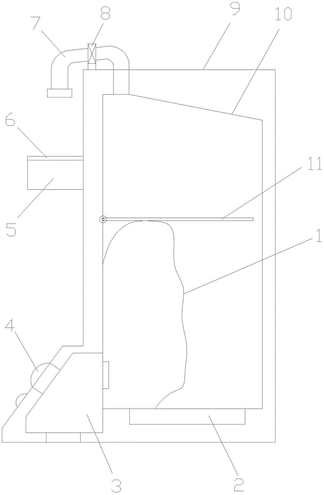 An oil reservoir with quantitative oil output