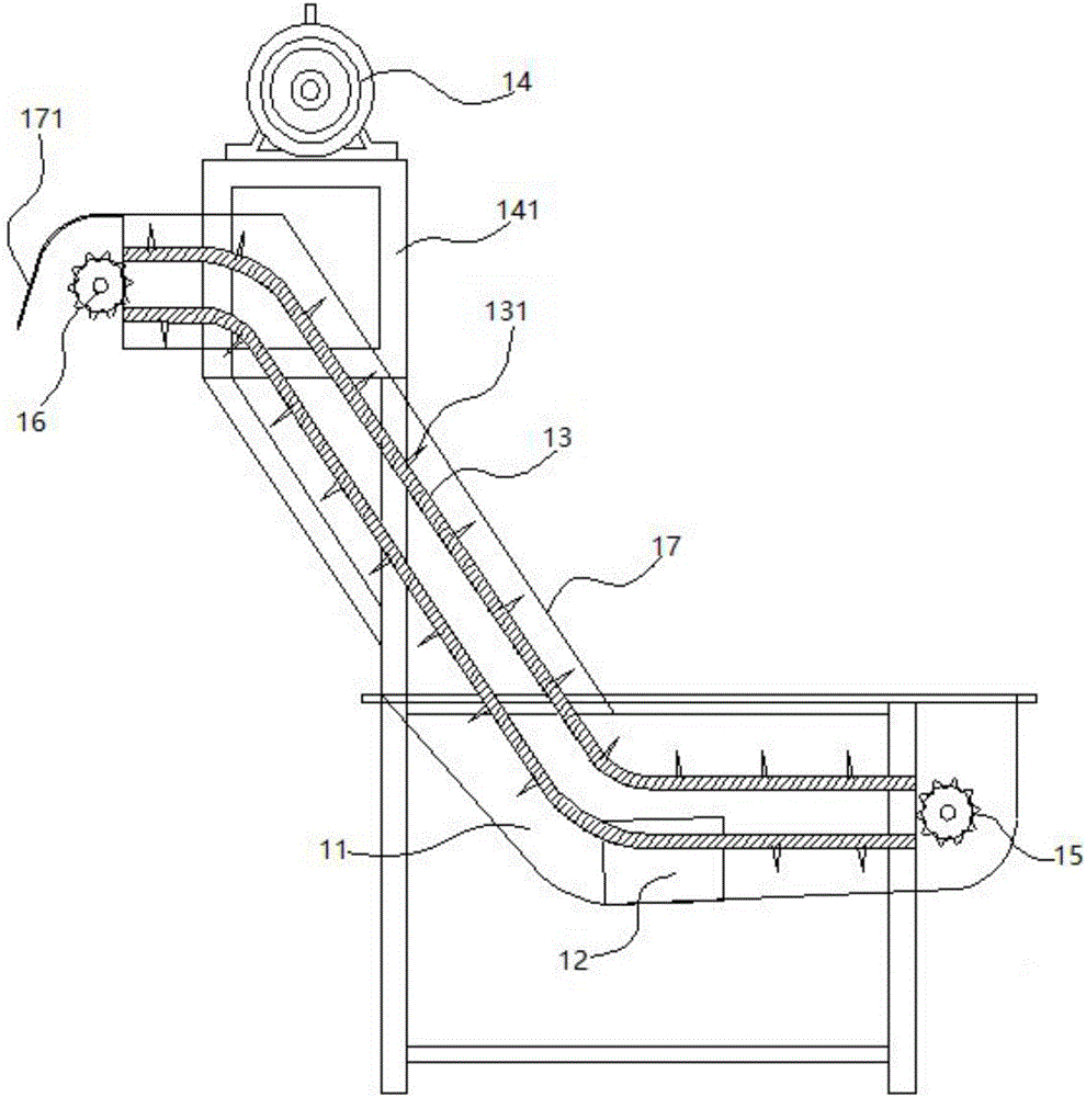 Peeling machine