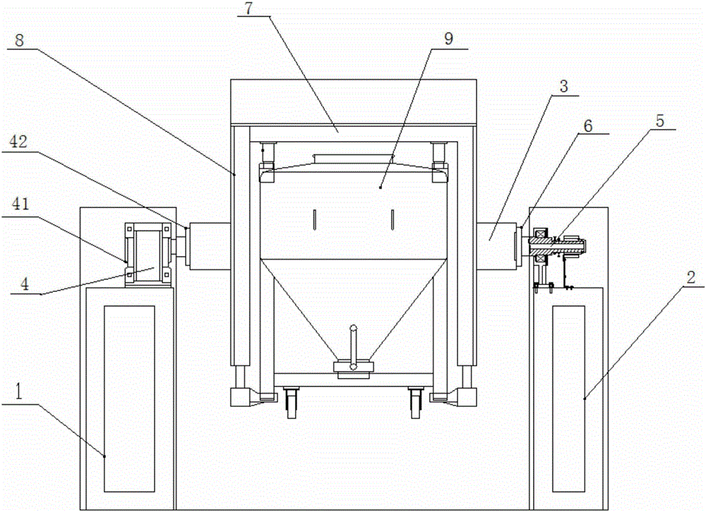 Double-spiral conical mixing machine