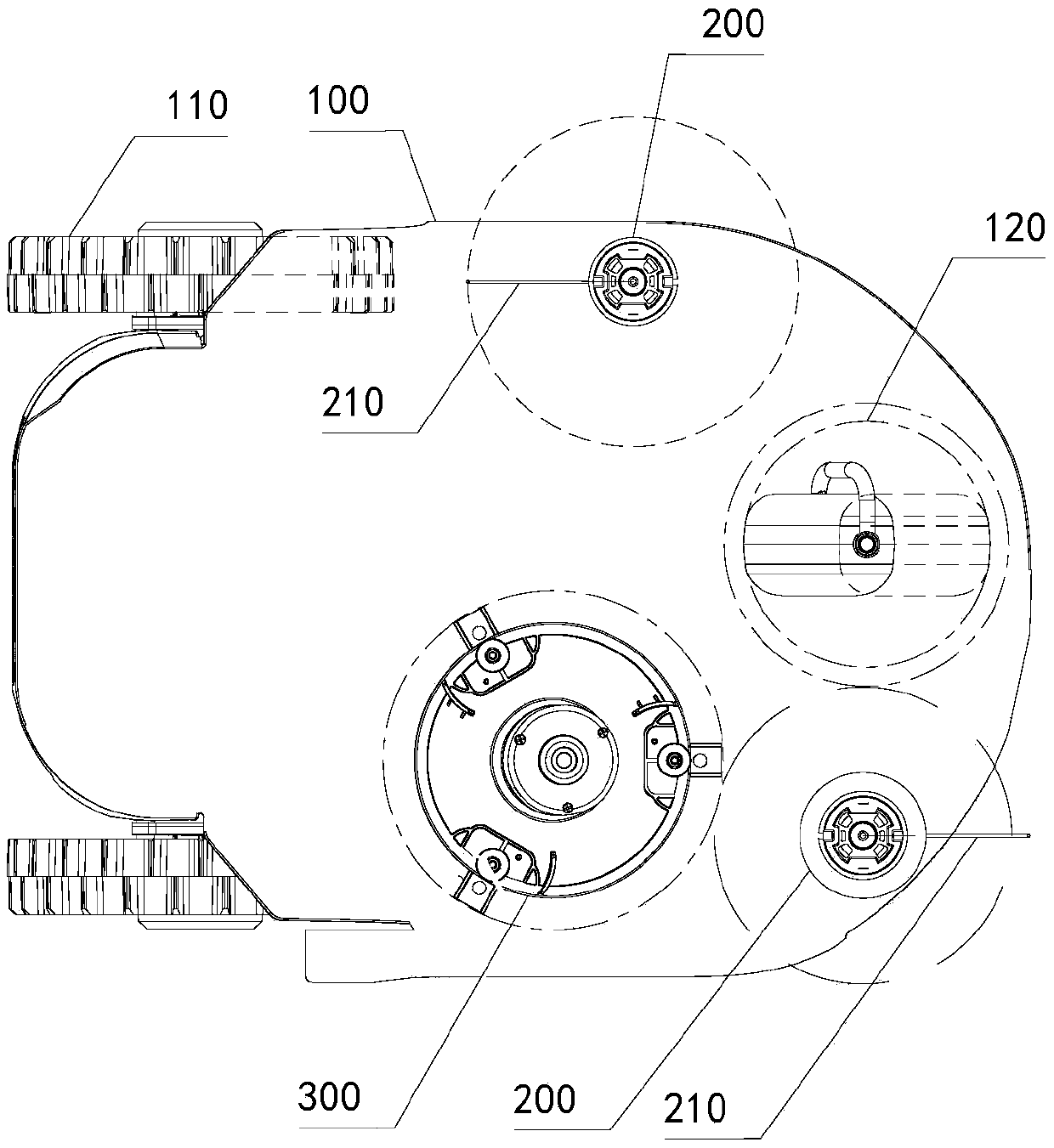 Mowing machine and system and operation method thereof