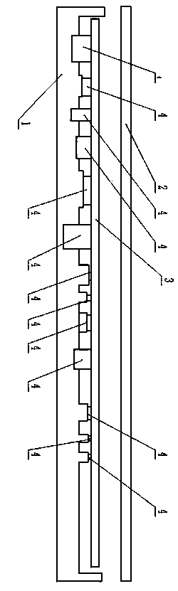 Heat transfer type server chassis