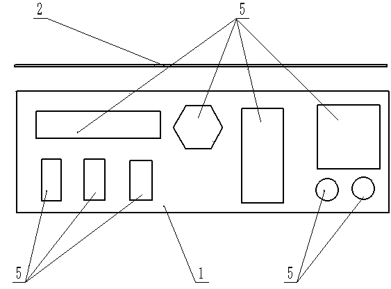 Heat transfer type server chassis