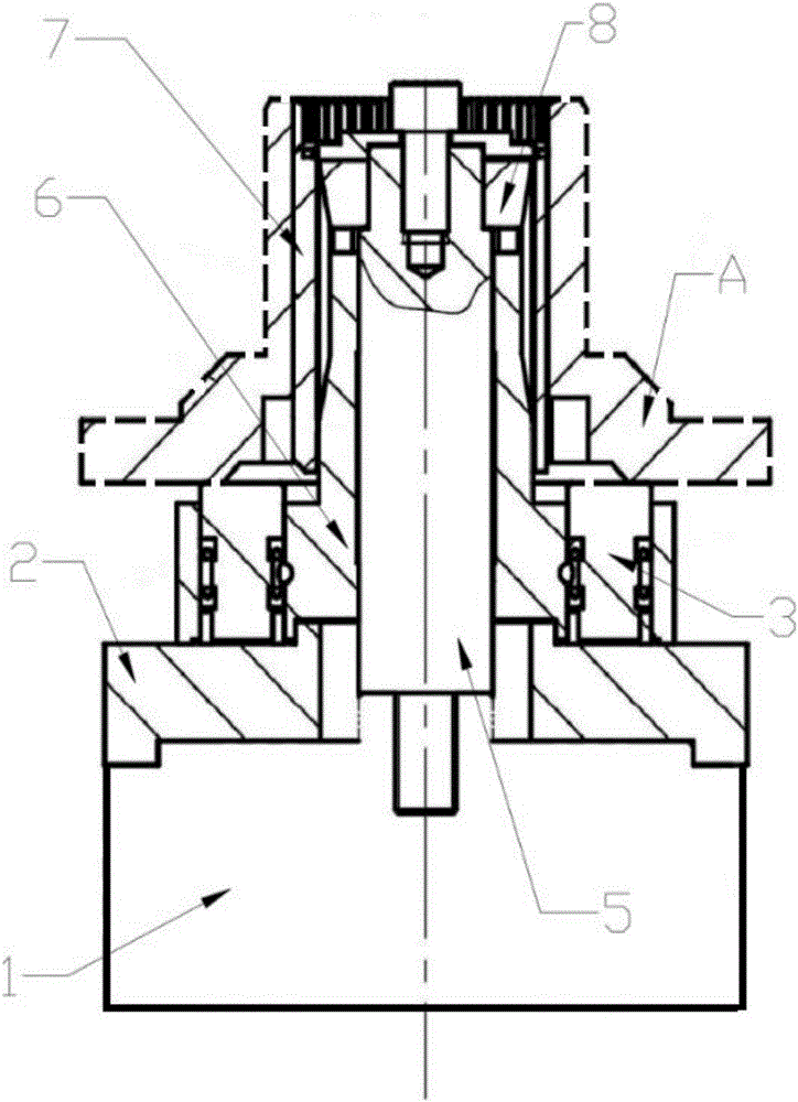 Fixture suitable for flange part machining