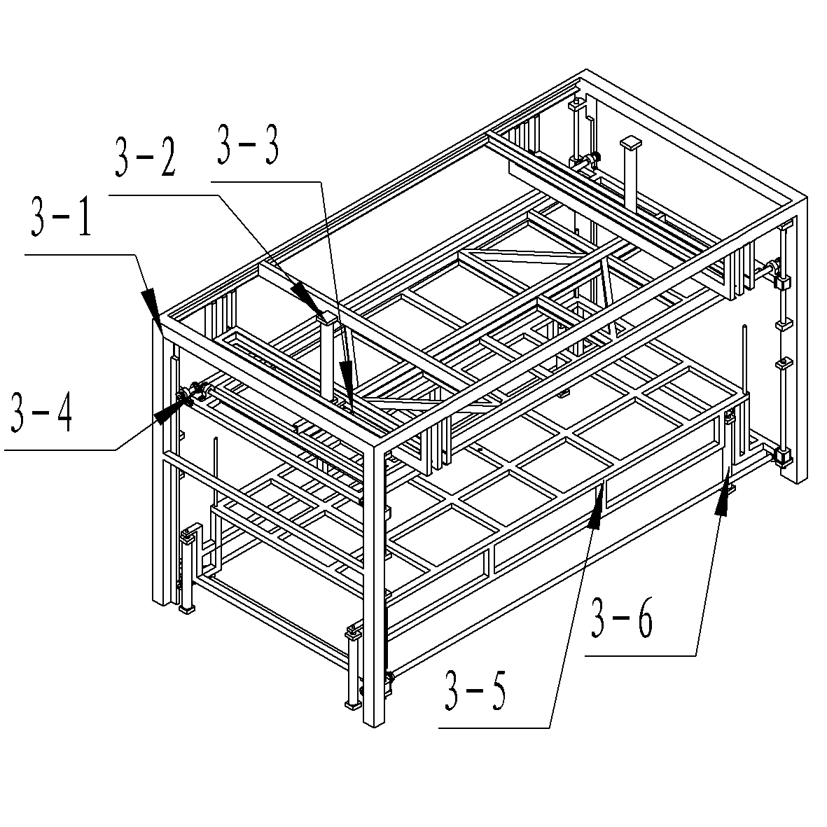 Circulatory carpet forming production line