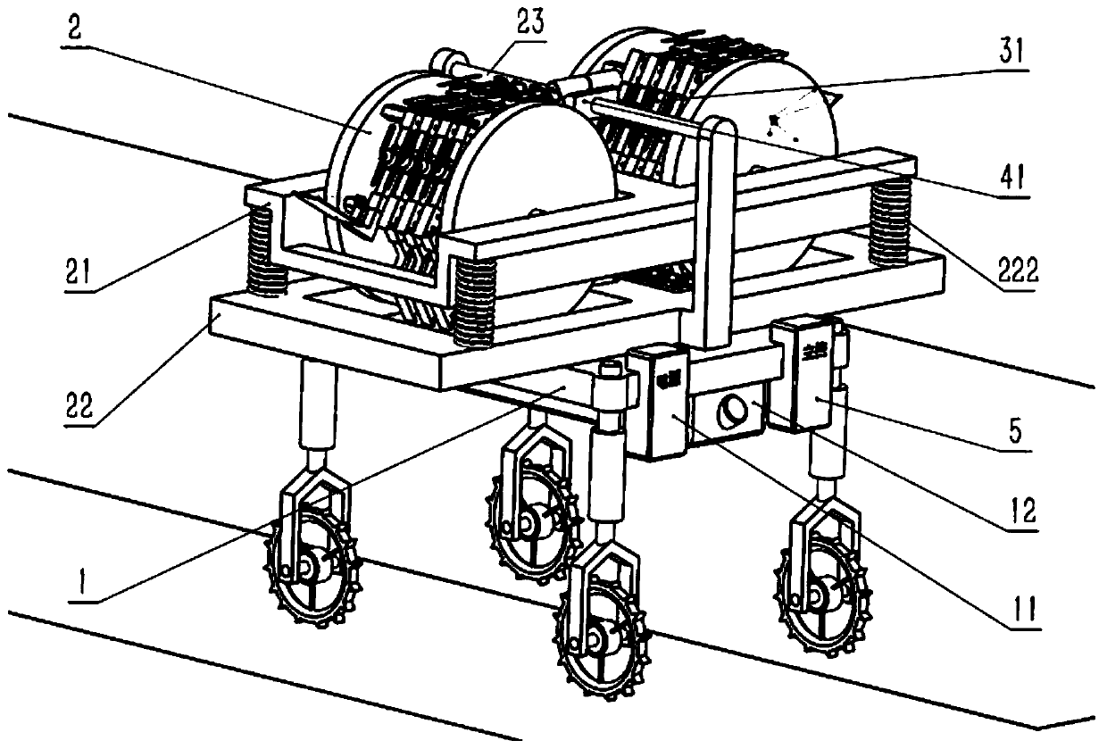 Rotor wing suspension width spraying rod spraying machine and control method thereof