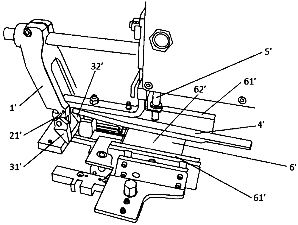 Package pushing device for packaging machine of transparent paper outside cigarette box