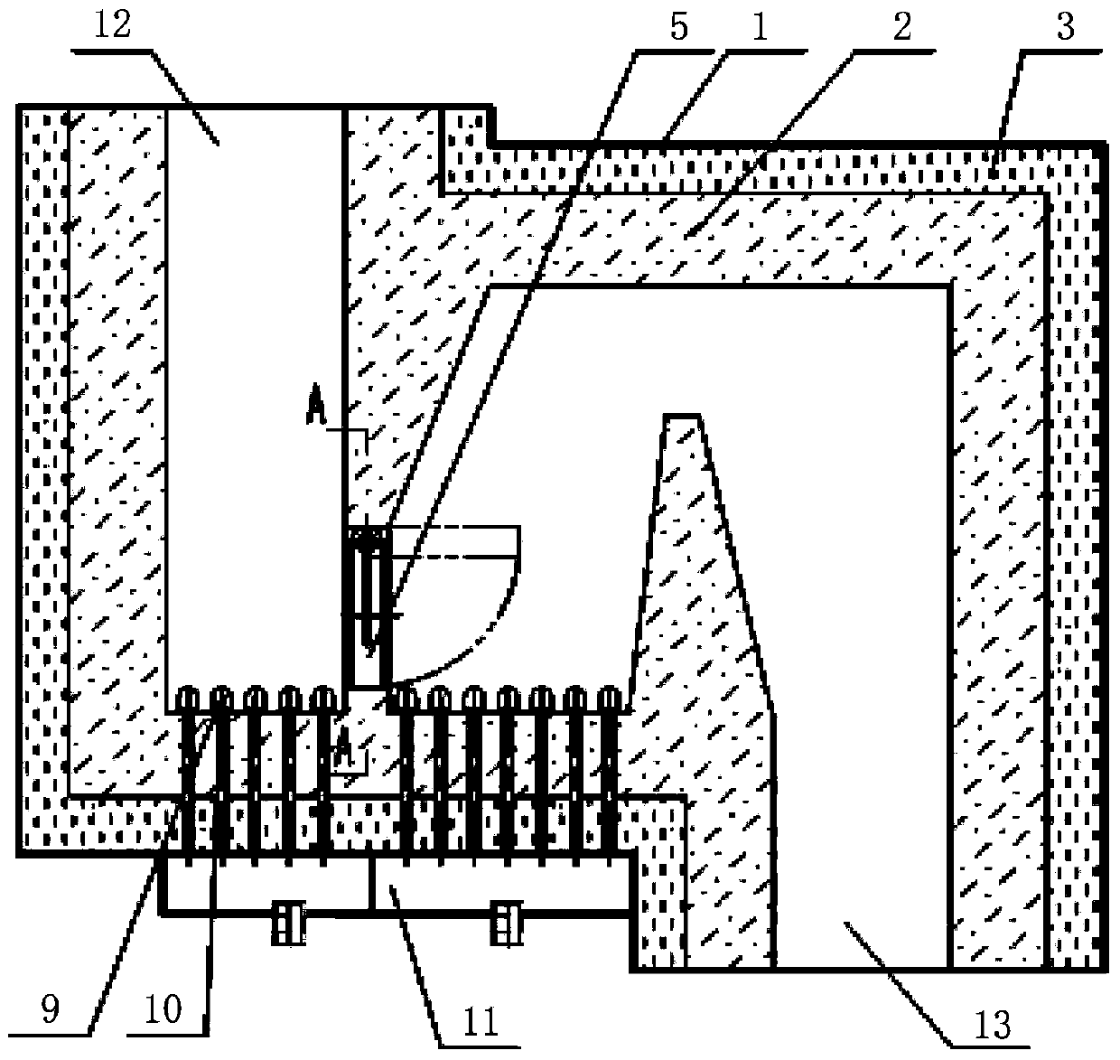 Extremely high temperature resistant and adjustable pneumatic loop sealing valve device