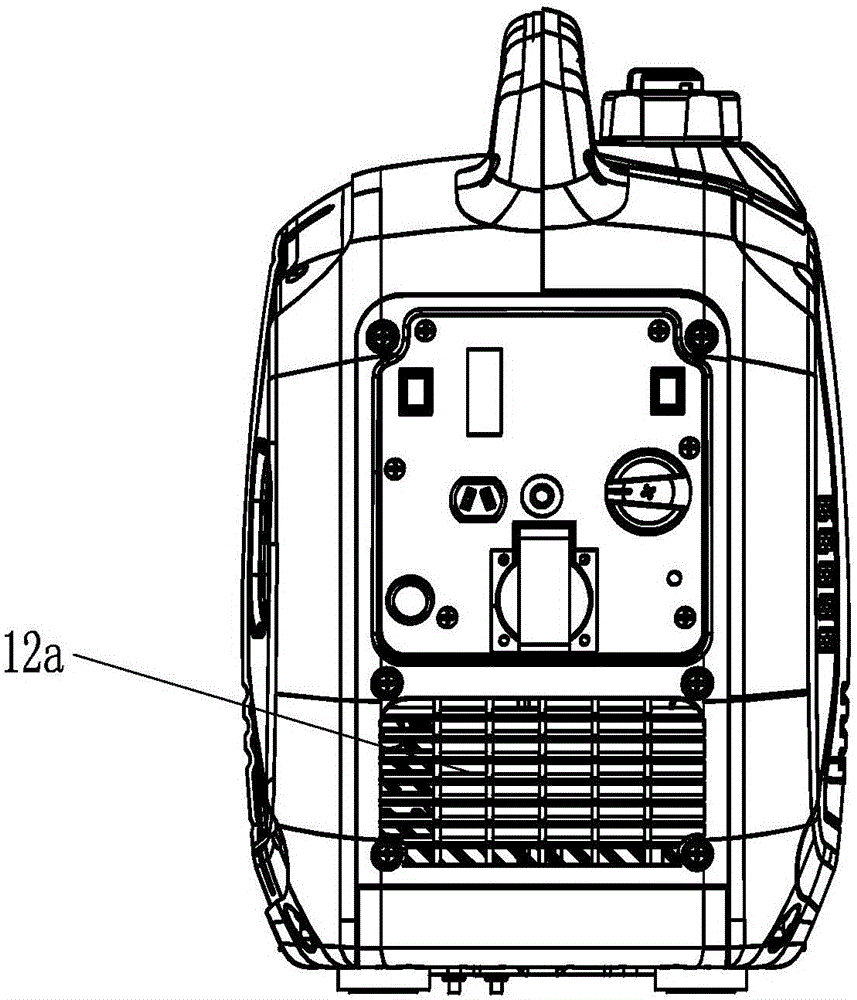 Efficient generator unit with two cooling air ducts