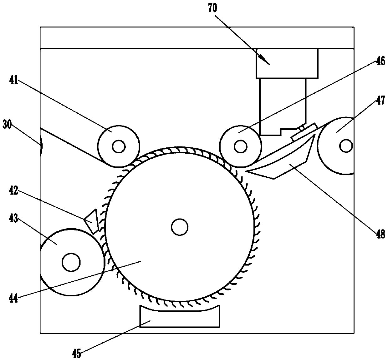 Blended elastic knitted fabric and preparation method thereof